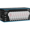 Mexen Vintis 10x Bec LED cu filament E27, A60, 4W, 55 lm, roșu - L150-E27-04XX-45x10