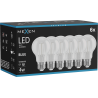 Mexen Vintis 6x Bec LED filament E27, A60, 4W, 55 lm, albastru - L150-E27-04XX-47x06