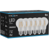 Mexen Vintis 6x Bec LED filament E27, A60, 4W, 55 lm, portocaliu - L150-E27-04XX-48x06