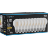 Mexen Vintis 10x LED filament izzó E27, A60, 4W, Meleg - 2200K, 470 lm, átlátszó - L150-E27-0422-00x10