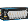 Mexen Vintis 10x Bec LED filament E27, A60, 6W, Caldă - 2200K, 720 lm, clar - L150-E27-0622-00x10