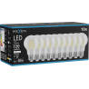 Mexen Vintis 10x Bec LED cu filament E27, A60, 6W, Neutru - 4000K, 720 lm, transparent - L150-E27-0640-00x10