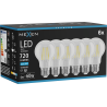 Mexen Vintis 6x Bec LED filament E27, A60, 6W, Rece - 6500K, 720 lm, clar - L150-E27-0665-00x06
