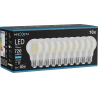 Mexen Vintis 10x LED filament izzó E27, A60, 6W, Hideg, 6500K, 720 lm, átlátszó - L150-E27-0665-00x10