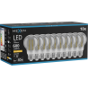 Mexen Vintis 10x LED filament izzó E27, A60, 8W, Meleg - 2200K, 600 lm, füstös - L150-E27-0822-70x10