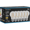Mexen Vintis 6x Bec LED filament E27, A60, 8W, Caldă - 2700K, 1055 lm, transparent - L150-E27-0827-00x06