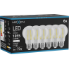 Mexen Vintis 6x Bec cu filament LED E27, A60, 8W, Neutru - 4000K, 1055 lm, transparent - L150-E27-0840-00x06