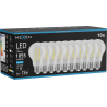 Mexen Vintis 10x Bec LED cu filament E27, A60, 8W, Rece - 6500K, 1055 lm, clar - L150-E27-0865-00x10