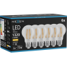 Mexen Vintis 6x Bec LED filament E27, A60, 10W, Caldă - 2700K, 1320 lm, clar - L150-E27-1027-00x06
