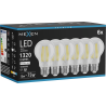 Mexen Vintis 6x LED filament izzó E27, A60, 10W, Semleges - 4000K, 1320 lm, átlátszó - L150-E27-1040-00x06