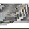 Mexen Mist ușă de duș pivotantă 90 cm, transparentă, auriu - 8A7-090-000-50-00