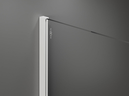 Mexen Kioto perete de duș Walk-in 70 x 200 cm, grafit 8 mm, nichel periat - 800-070-101-97-40