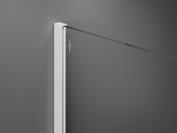 Mexen Kioto perete de duș Walk-in 120 x 200 cm, ombre negru 8 mm, alb - 800-120-101-20-76