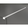 Mexen Kioto Walk-in zuhanyfal 90 x 200 cm, fehér ombre 8 mm, fehér - 800-090-101-20-86