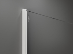 Mexen Kioto Walk-in zuhanyfal 110 x 200 cm, fehér ombre 8 mm, fehér - 800-110-101-20-86