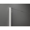 Mexen Kioto Walk-in zuhanyfal 130 x 200 cm, fehér ombre 8 mm, fehér - 800-130-101-20-86