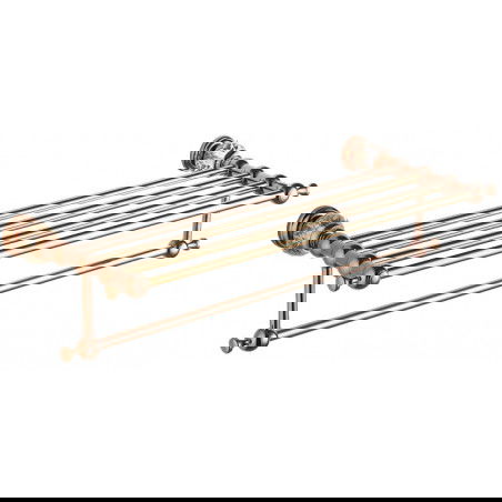 Mexen Estela törölközőtartó polc, rózsaarany - 7011520-60