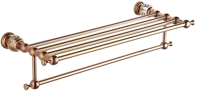 Mexen Estela raft pentru prosoape, aur roz - 7011520-60
