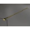 Mexen Kioto Panou de duș Walk-in 130 x 200 cm, ombre alb 8 mm, auriu - 800-130-101-50-86