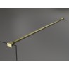 Mexen Kioto perete de duș Walk-in 80 x 200 cm, ombre albă 8 mm, auriu periat - 800-080-101-55-86