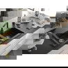 Mexen Mario Chiuvetă de granit cu 2 compartimente și baterie de bucătărie Rita, Neagră - 6504-77-670300-70