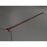 Mexen Kioto Walk-in Zuhanyfal 150 x 200 cm, fehér ombre 8 mm, rózsaarany - 800-150-101-60-86
