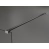 Mexen Kioto Walk-in Zuhanyfal 100 x 200 cm, fehér ombre 8 mm, gun gray kefe - 800-100-101-66-86