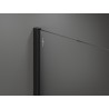 Mexen Kioto perete de duș Walk-in 90 x 200 cm, ombre alb 8 mm, negru - 800-090-101-70-86