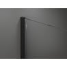 Mexen Kioto Walk-in zuhanyfal 120 x 200 cm, fehér ombre 8 mm, fekete - 800-120-101-70-86