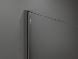 Mexen Kioto perete de duș Walk-in 90 x 200 cm, ombre albă 8 mm, gun metal - 800-090-101-95-86