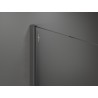 Mexen Kioto Walk-in zuhanyfal 110 x 200 cm, fehér ombre 8 mm, gun metal - 800-110-101-95-86