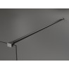 Mexen Kioto Walk-in zuhanyfal 120 x 200 cm, fehér ombre 8 mm, gun metal - 800-120-101-95-86