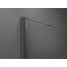 Mexen Kioto Walk-in zuhanyfal 130 x 200 cm, fehér ombre 8 mm, gun metal - 800-130-101-95-86