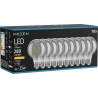 Mexen Vintis 10x LED filament izzó E27, G80, 4W, Meleg - 2200K, 280 lm, füstszínű - L155-E27-0422-70x10