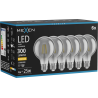 Mexen Vintis 6x LED izzószálas E27, G80, 4W, Meleg - 2700K, 300 lm, füstszínű - L155-E27-0427-70x06