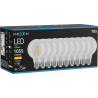 Mexen Vintis 10x Bec Filament LED E27, G80, 8W, Caldă - 2700K, 1055 lm, transparent - L155-E27-0827-00x10