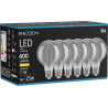 Mexen Vintis 6x LED filament spirál égő E27, G80, 6W, Meleg - 2700K, 400 lm, füst - L165-E27-0627-70x06