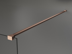 Mexen Kioto szabadon álló zuhanyfal 100 x 200 cm, átlátszó 8 mm, króm - 800-100-002-01-00