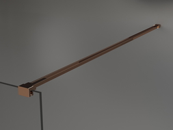 Mexen Kioto szabadon álló zuhanyfal 100 x 200 cm, átlátszó 8 mm, króm - 800-100-002-01-00