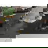 Mexen Enzo chiuvetă din granit 1-cameră cu picurător și baterie de bucătărie Rita, metalic negru/argintiu - 6506-73-670300-50