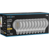 Mexen Vintis 10x Bec LED filament E27, G95, 4W, Caldă - 2200K, 280 lm, fumuriu - L157-E27-0422-70x10