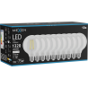 Mexen Vintis 10x LED szálas izzó E27, G95, 10W, Semleges - 4000K, 1320 lm, átlátszó - L157-E27-1040-00x10