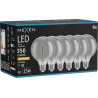 Mexen Vintis 6x Bec LED filament spirală E27, G95, 6W, Caldă - 2200K, 350 lm, fumurie - L167-E27-0622-70x06