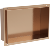 Mexen X-Wall-NR raft încastrat fără flanșă 30 x 20 cm, cupru periat - 19C1302010