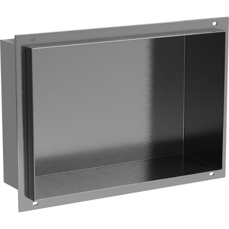 Mexen X-Wall-NR raft încastrat fără flanșă 30 x 20 cm, gri pistol periat - 19E1302010