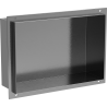 Mexen X-Wall-NR raft încastrat fără flanșă 30 x 20 cm, gri pistol periat - 19E1302010