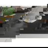 Mexen Enzo chiuvetă de granit cu 1 compartiment cu scurgător și baterie de bucătărie Rita, negru - 6506-77-670300-50-B