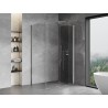 Mexen Mist-F összecsukható zuhanykabin jobb 115 x 95 cm, áttetsző, króm - 8A6T-115-095-01-00-P