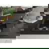 Mexen Gaspar chiuvetă de bucătărie din granit cu 1,5 compartimente cu scurgător și baterie de bucătărie Rita, negru/auriu - 650?