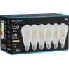 Mexen Vintis 6x Bec LED filament E27, ST64, 4W, Caldă - 2200K, 470 lm, clară - L152-E27-0422-00x06